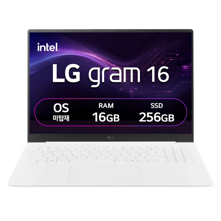 LG전자 2026 그램 16 코어 Ultra5, 스노우 화이트, 256GB, 16GB, Free DOS, 16ZD90SGX5VK