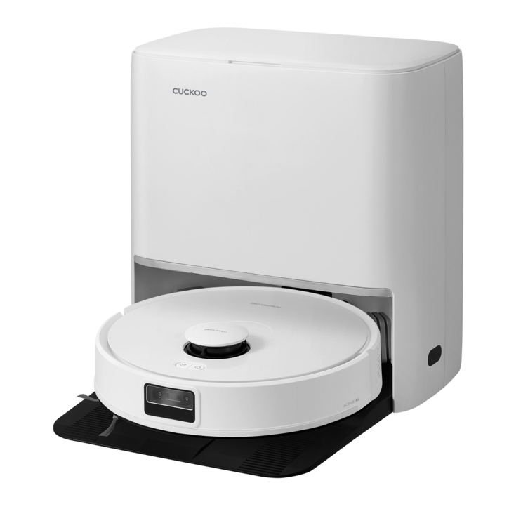 쿠쿠 파워클론 AI 올인원 스테이션 고온세척 로봇청소기