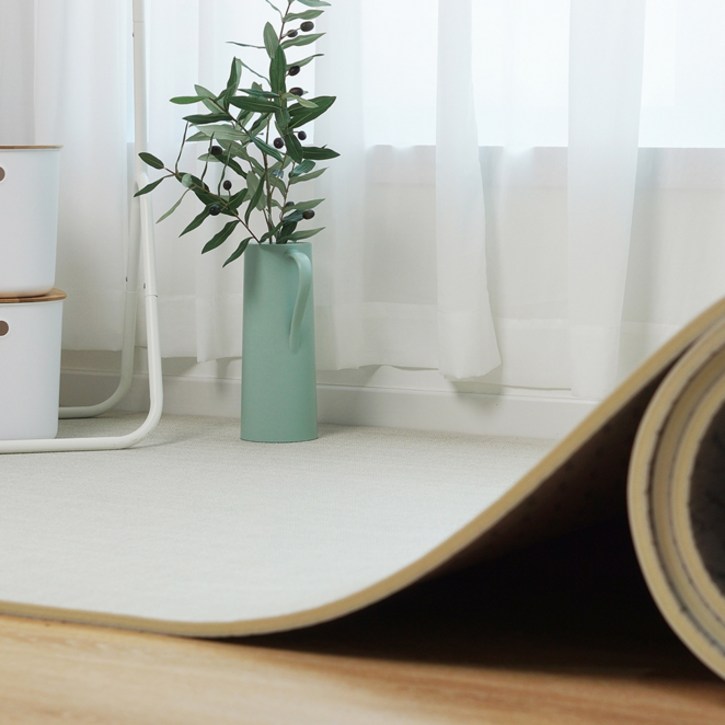 아가드 사뿐 PVC 롤매트, 코튼아이보리