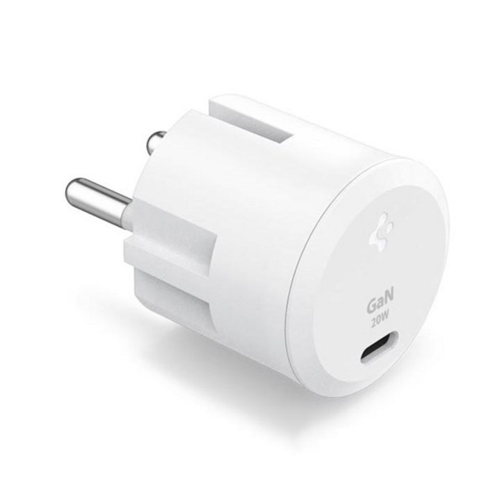 슈피겐 GaN 20W 초소형 C타입 USB PD 고속 충전기 PE2016KR ACH02640, 화이트, 1개 슈피겐 GaN 20W 초소형 C타입 USB PD 고속 충전기 PE2016KR ACH02640, 화이트, 1개