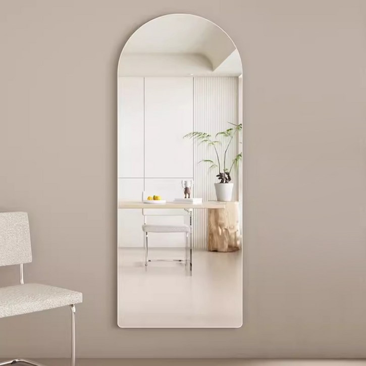 바이리모 고급형 2mm 두께 부착식 아크릴 전신거울