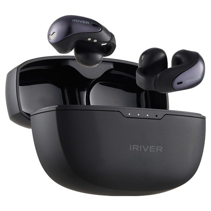 아이리버 오픈형 블루투스 무선 이어폰, IBOCLIP ON3, BLACK