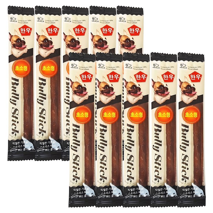 네츄럴이엑스 강아지 불리스틱 초소형 수제간식 SS11