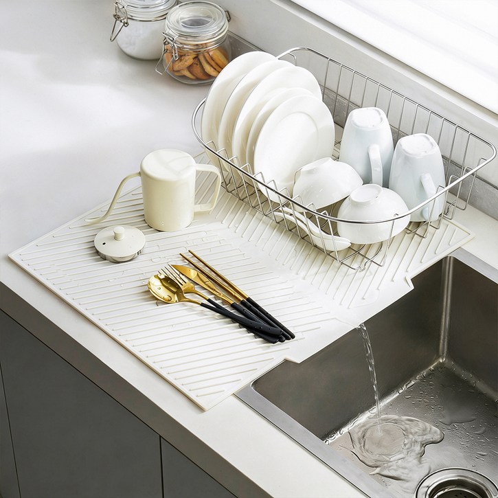 코멧 실리콘 식기건조 매트 중형