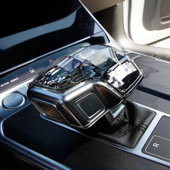 Q8 기어봉 크리스탈 커버 교체형 몰딩 2020년이후 호환 용품, 1개