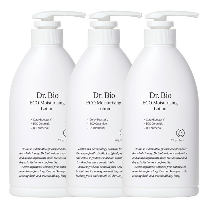 닥터바이오 에코 페이스 앤 바디로션, 500ml, 3개