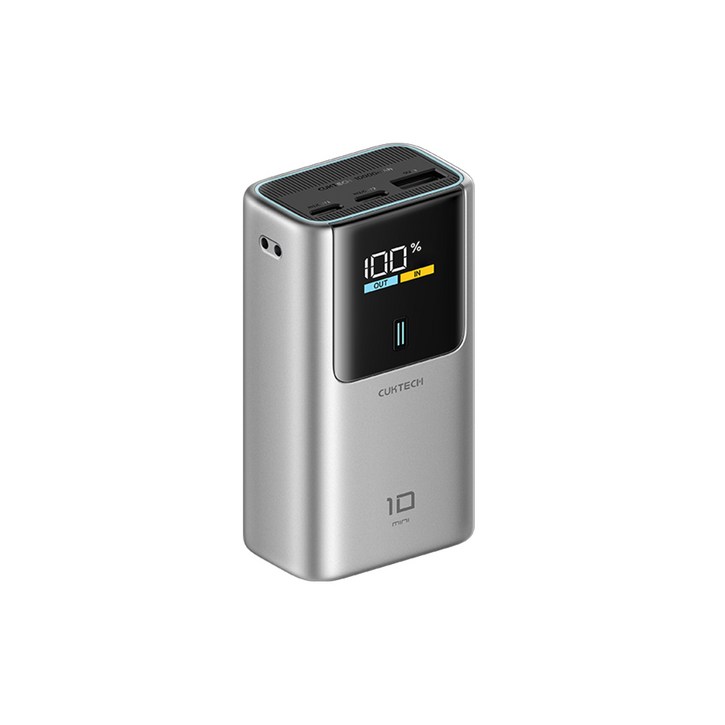 쿡테크 10 mini 파워뱅크 10000mAh 55W 고속 충전 보조배터리 C타입 삼성 45W 보조배터리여행용 기내반입, PB1055