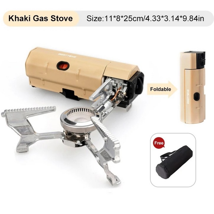 캠핑 가스 스토브 2670W 휴대용 접이식 카세트 가스 버너 야외 피크닉 여행 요리 그릴 쿠커 난방 시스템