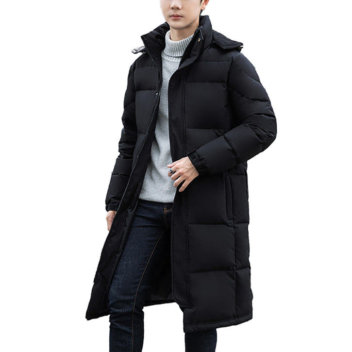 셀럽당 겨울 키높이 롱 패딩 남녀 무릎넘기 캐주얼 아웃도어 따뜻한 방한 커플 점퍼 K1651-KR
