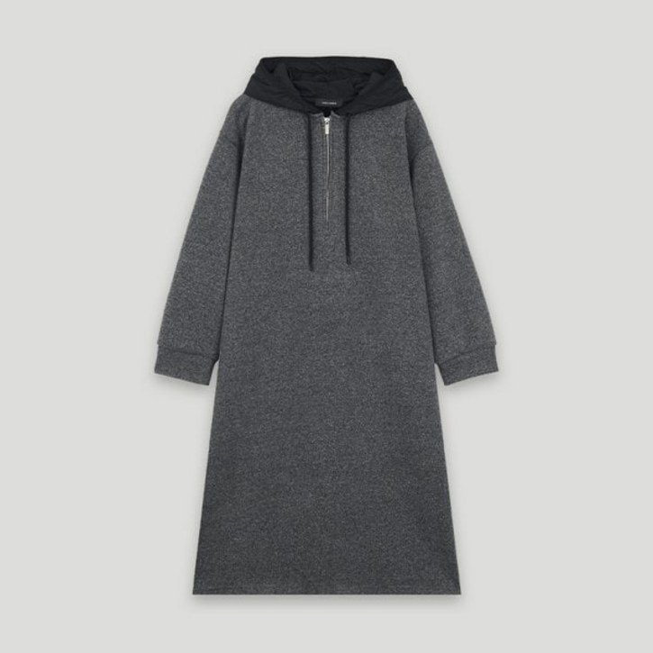 코데즈컴바인 패딩 후드 반집업 롱원피스 (CKD-TO381WB)