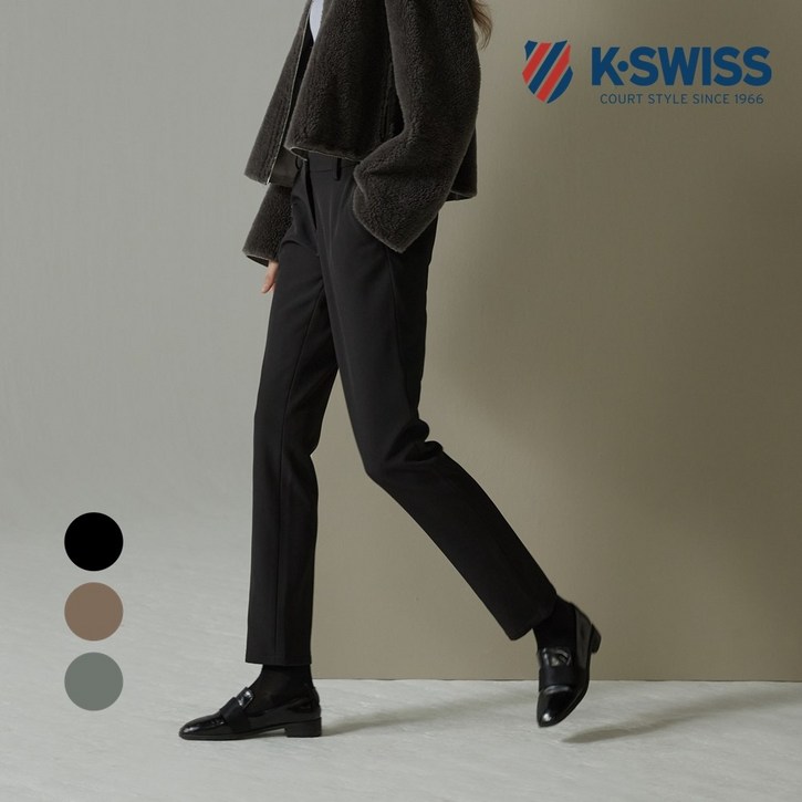 케이스위스 K-SWISS 여성 스판 기모 본딩 바지 6