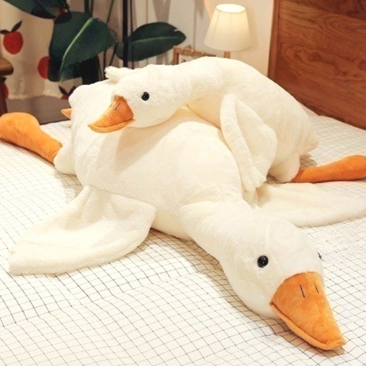 바디필로우 오리쿠션 대형 거위 애착인형 배게