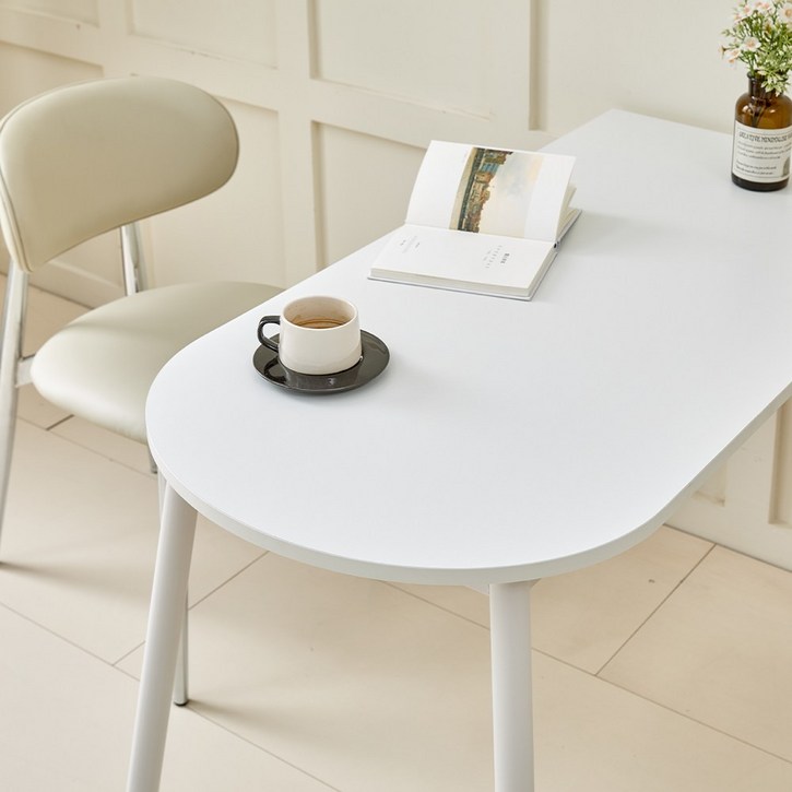 반타원식탁테이블 800X600 반달형 반원형 DIY식탁