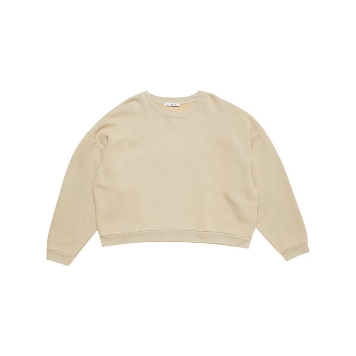 아크네 스튜디오 로고 패치 저지 스웨트셔츠