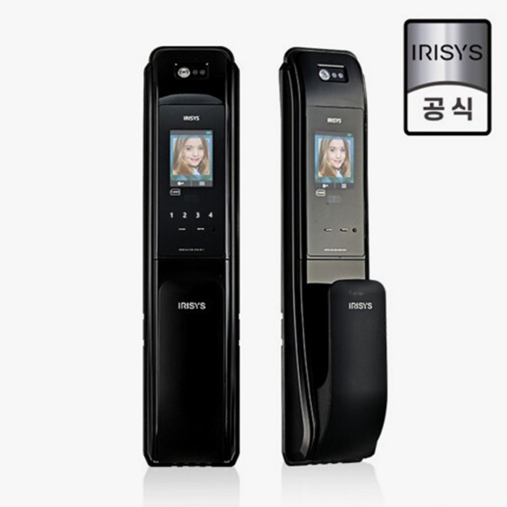 아이리시스 얼굴인식 도어락 링크온 IFP7080 IoT WiFi 스마트 원격 제어 푸쉬풀 현관문 방화문 안면인식 디지털 도어록
