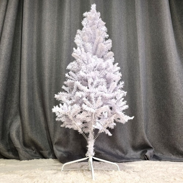 하얀 화이트 크리스마스트리 무장식 나무 1.2M 1.5M 1.8M 1
