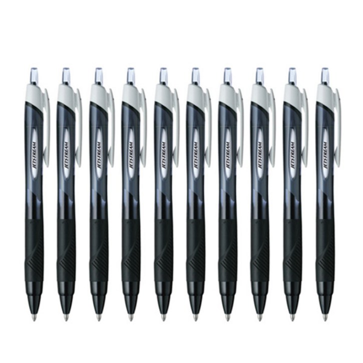 제트스트림 유성볼펜 SXN-150-10 1mm, 블랙, 10개
