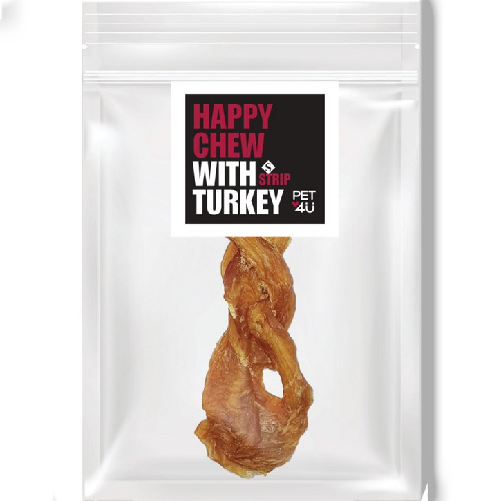 펫스토리 해피츄 반려동물 터키츄 간식 S 1박스, 13g, 40개, 해피츄 스트립 S