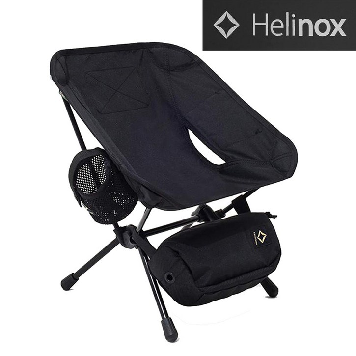 헬리녹스Helinox 택티컬 체어 멀티카모 블랙, 브라운 캠핑 경량의자, 블랙