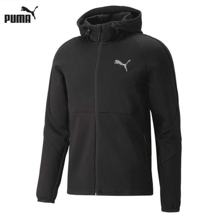 푸마 남성 에보스트라이프 후드 풀 집업 긴팔 EVOSTRIPE FZ Hoodie 589424 01