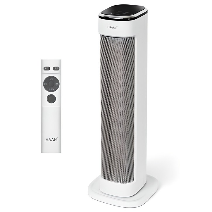 한경희이지라이프 초저소음 PTC 타워형 리모컨 그래핀 온풍기