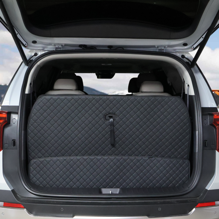 신형 더뉴카니발 트렁크매트 7인승 9인승 차박 퀼팅 매트, 블랙옐로우, 올뉴더뉴카니발 9인승14년6월20년