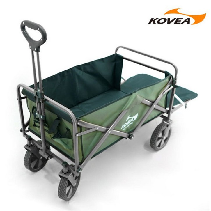 코베아 멀티 캠핑 웨건카트 KECQ9DT-05 원액션프레임 뒷문개방 접이식카트