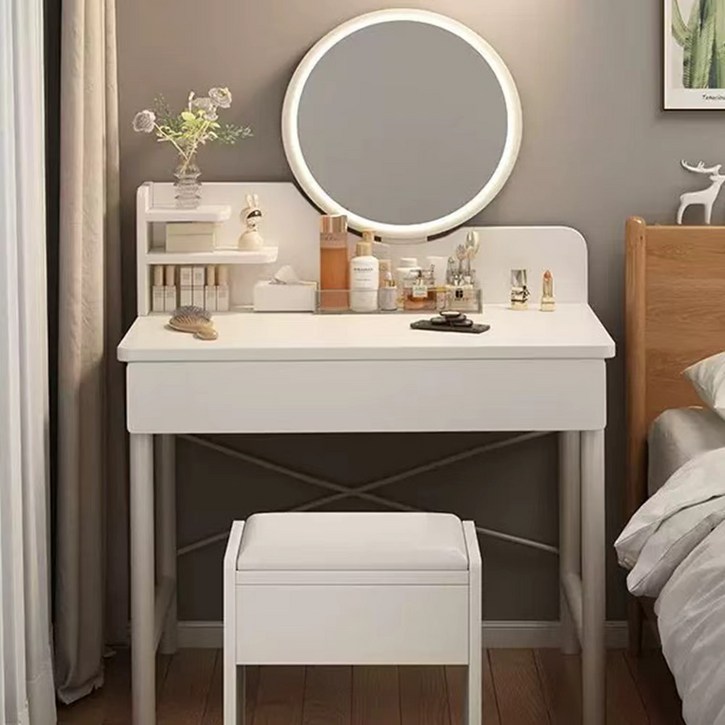 화장대 소형 화장대 다용도 수납거울 화장대  미니 화장대