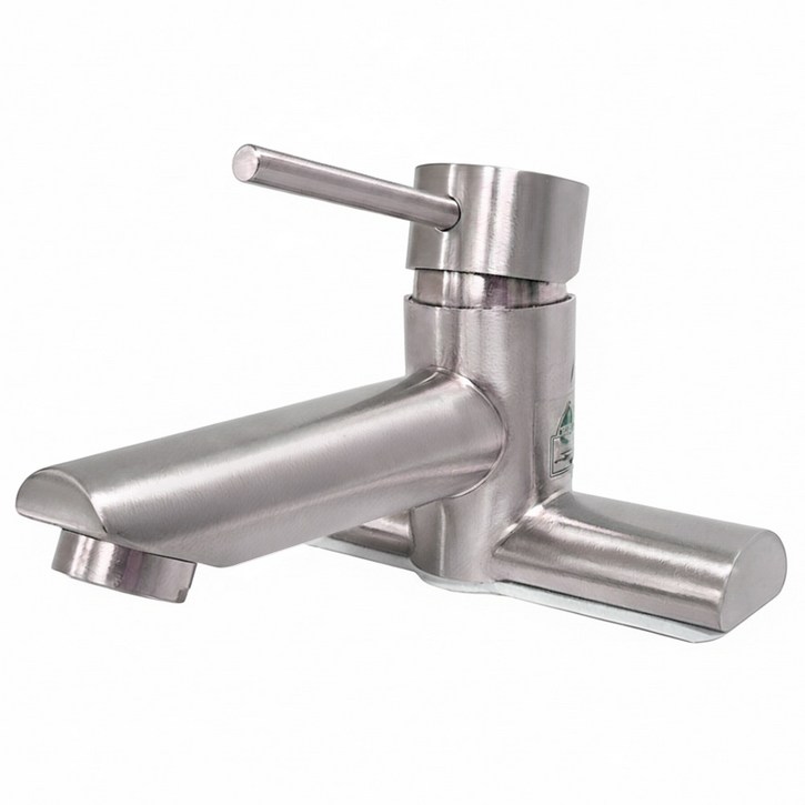 현민Pick 무광 스텐 세면대 수전 투홀 욕실 수도꼭지 셀프교체, 1세트