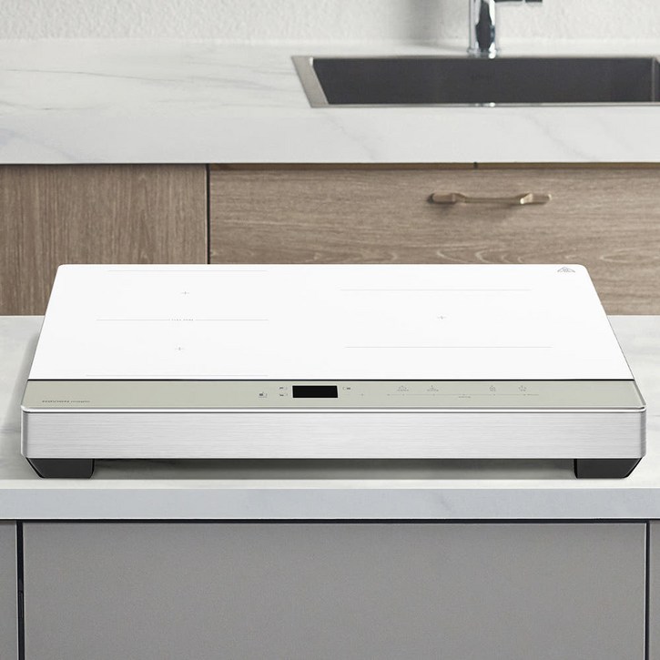 나비엔 매직 3구 인덕션 ERI-3623AF 슈퍼플렉스존 전기레인지 빌트인 프리스탠딩, 프리스탠딩, (인덕션+8cm케이스)(자가설치)