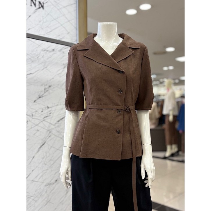 KL 케이엘 카라 벨티드 블라우스 KGBLPF9000 NC순천점