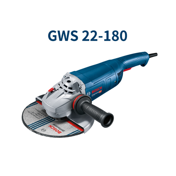 보쉬 정품/GWS 22-180 유선 앵글그라인더/7인치/2200W/토네이도모터/전동그라인더/보쉬공구