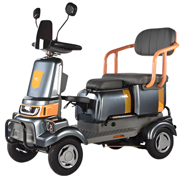 Silven 리튬 노인전동차 이중제어 할머니 전기 사륜 어르신 카트 스쿠터