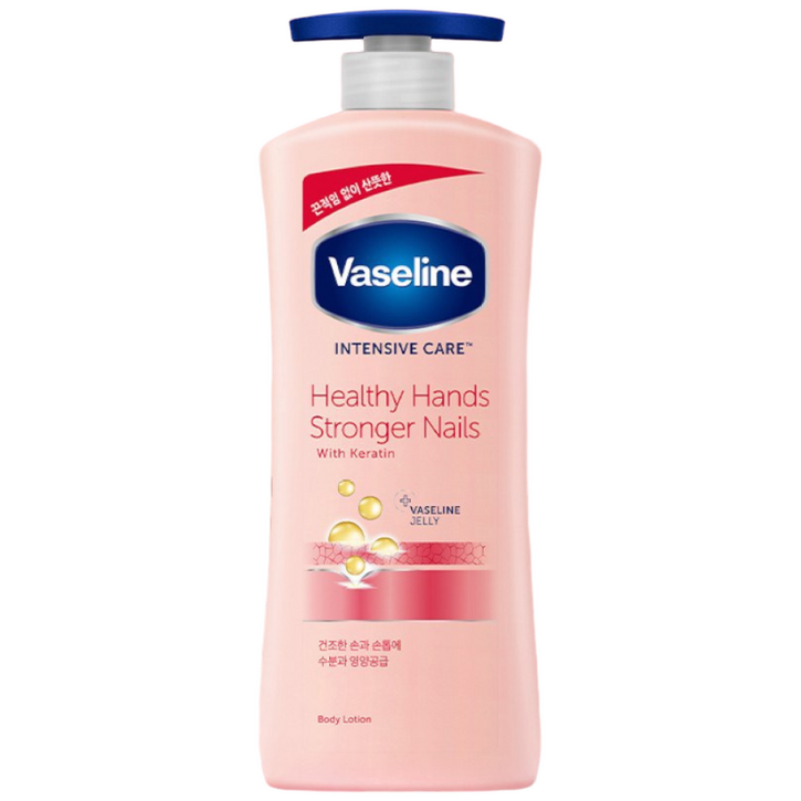 바세린 인텐시브 케어 헬씨 핸드 앤 스트롱거 네일 로션, 600ml, 3개
