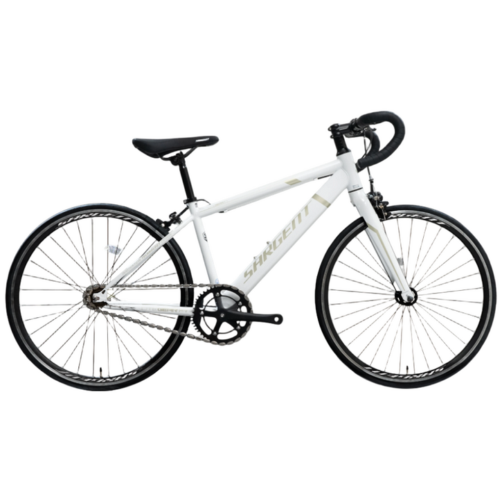 서전트 픽시 자전거 라이트기어 F1 700C 중학생 초등학생 입문용 고정기어 완조립, 1개, 440cm, F1 화이트베이지