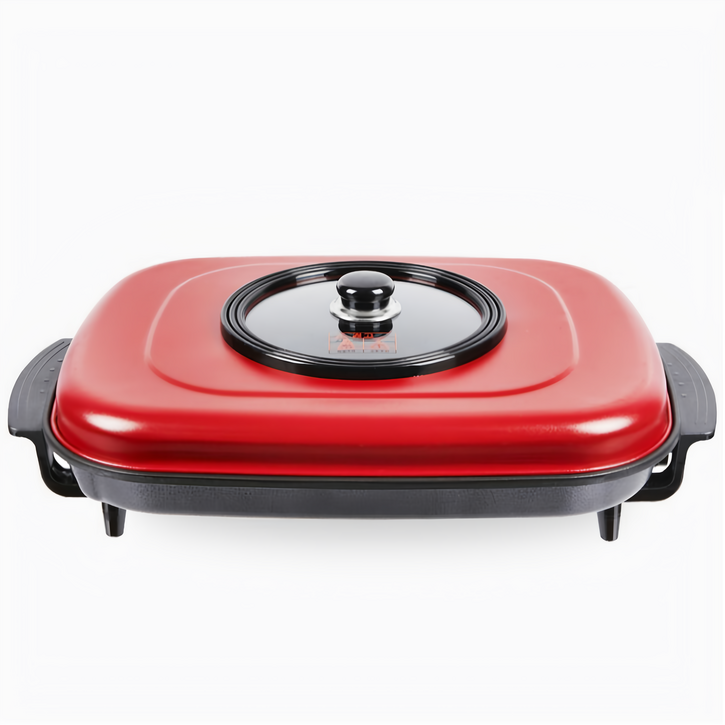 26년형 국산 대원 x 데일리렉 국산 다이아몬드 코팅 사각 전기후라이팬 잔치팬 57cm, DL-1600P