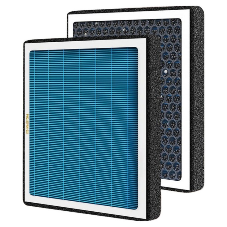 퓨어에어 4세대 쏘렌토 MQ4 에어컨필터 전후면 세트 6 7인승전용 호환, 1세트, PRE0204