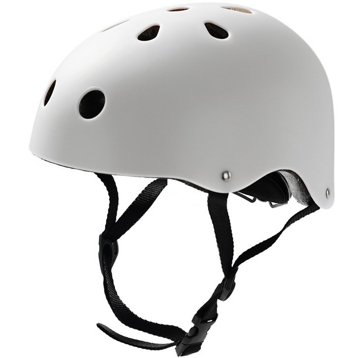 블루썬 전동 킥보드 스케이드보드 라이딩 보호 헬멧, 화이트