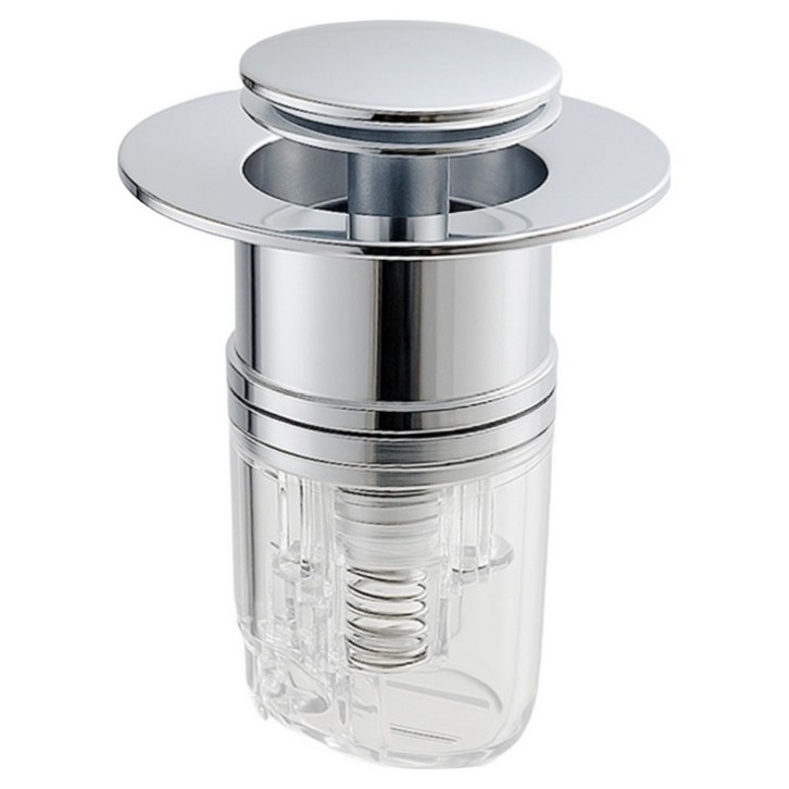 위더스욕실용품 에어락 자동 차단 화장실 세면대 트랩 실버