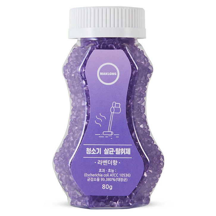 마크롱 라벤다향 청소기 살균 탈취제, 80g, 1개 - 쇼핑뉴스