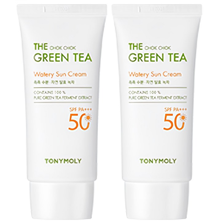 토니모리 더 촉촉 그린티 수분 선크림 SPF50 PA, 50ml, 2개 토니모리 더 촉촉 그린티 수분 선크림 SPF50 PA, 50ml, 2개