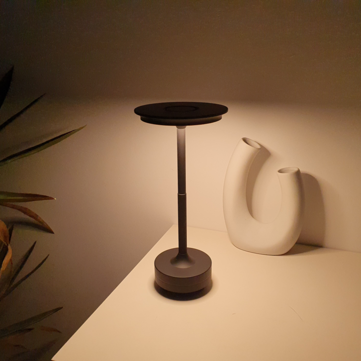 미니멀플로우 침실 무드등 수면  LED 거실 인테리어 무선 수면등 스탠드 C타입 충전식