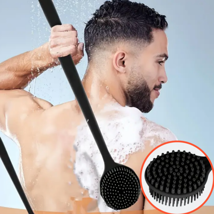 등까지 시원하게 실리콘 소프트 양면 바디 브러쉬