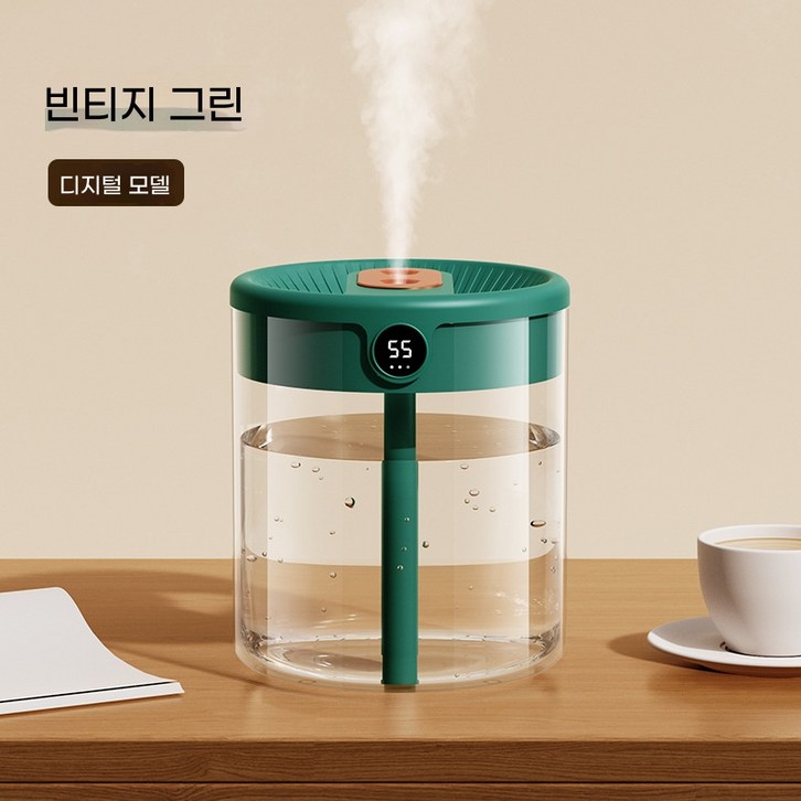 2L 대용량 가습기 가정용 소형 무음침실 usb 플러그 에어 사무실 책상