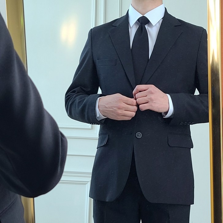 오전주문 오후도착 가성비 스판 장례식 검정 정장 세트 오전주문 오후도착 가성비 스판 장례식 검정 정장 세트