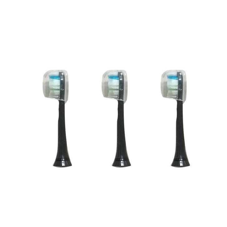토비메모리 필립스 호환 전동 칫솔모 소닉케어 HX6014 HX6064 다이아몬드클린 블랙 3p, 단일상품, 1개 토비메모리 필립스 호환 전동 칫솔모 소닉케어 HX6014 HX6064 다이아몬드클린 블랙 3p, 단일상품, 1개