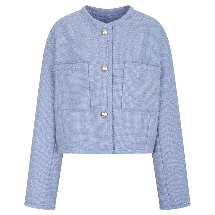 나이스클랍 여성용 아웃포켓 트위드 자켓 A234PWJ909