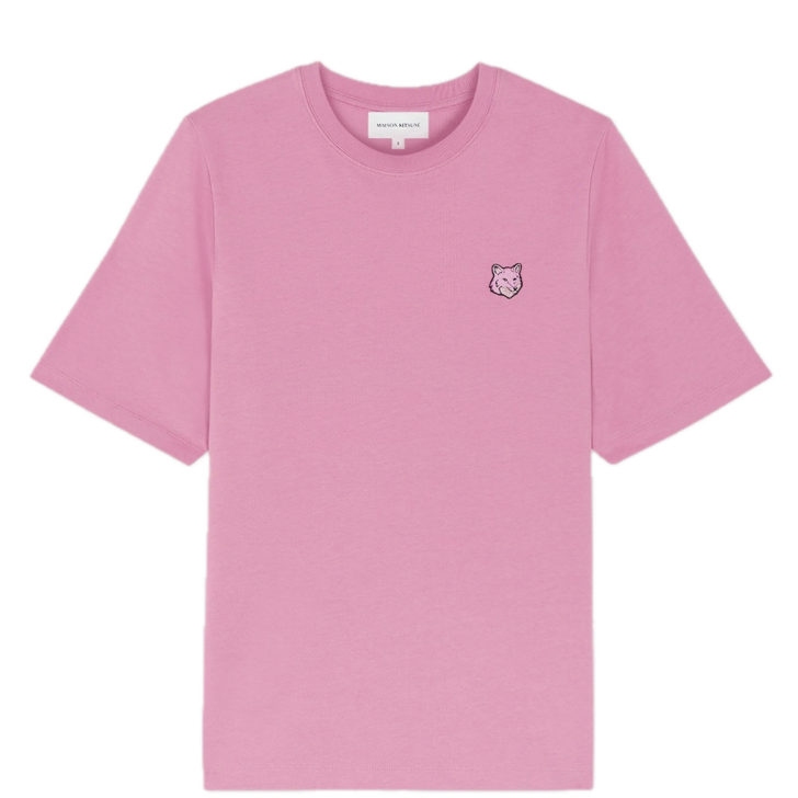 공식정품 메종키츠네 24 여성 반팔티 볼드 폭스헤드 패치 컴포트 티셔츠 핑크