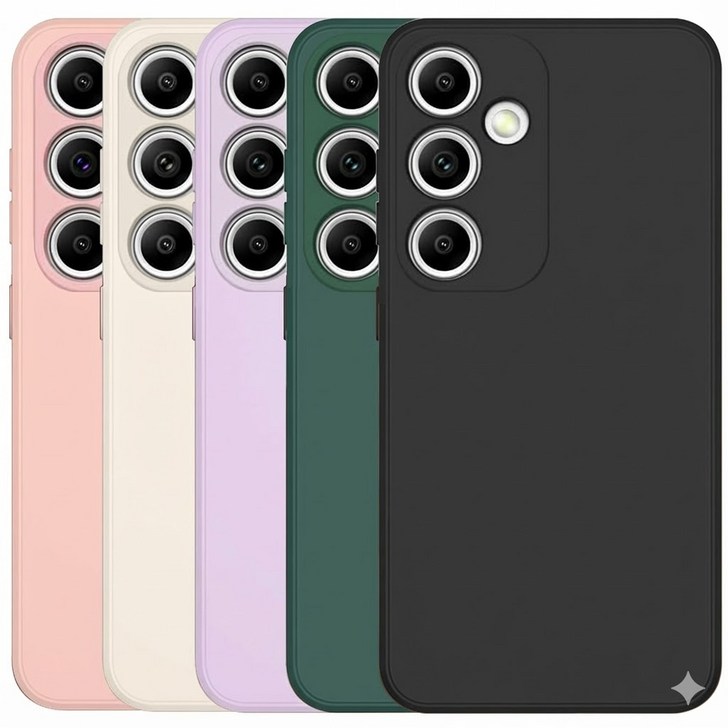 리빙그레이 11 갤럭시 S23 FE 카메라 보호 사각 스퀘어 컬러 젤리 케이스