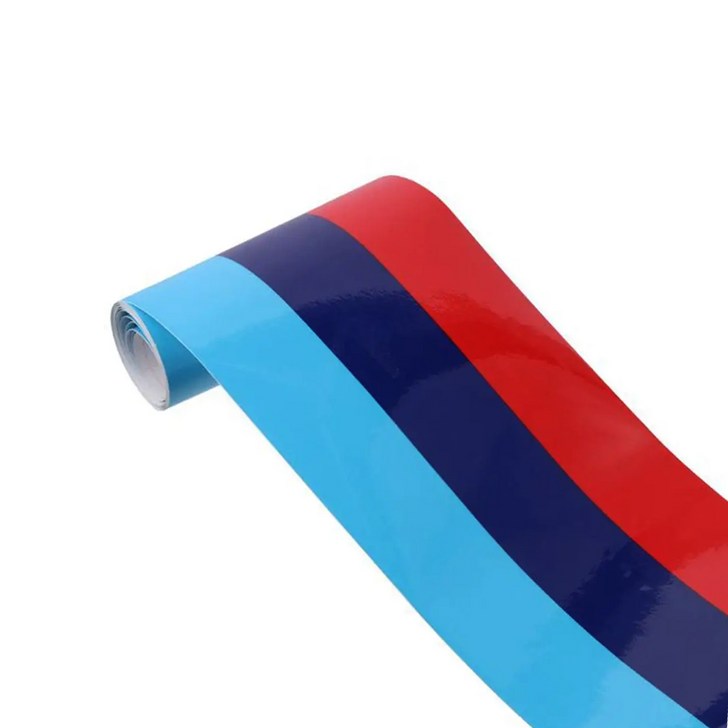 셀렉트템 3색 라인스티커 호환 25m 국기스티커 흠집가림 라인 데칼 튜닝 포인트, 1개, 7.5cm스포츠